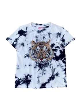 Acid Wash Tie-Dye Tiger Tee