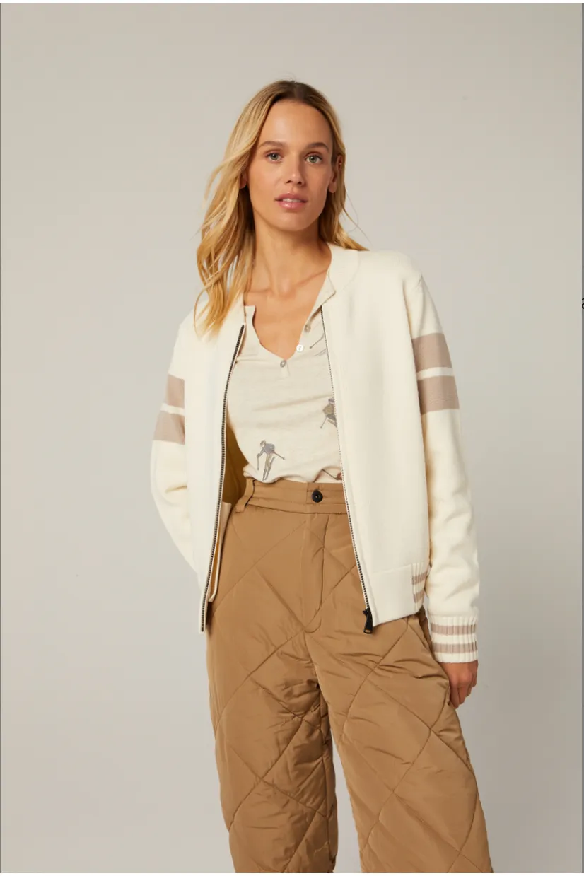 Alp N Rock Rory Full Zip Cardigan | Ivory