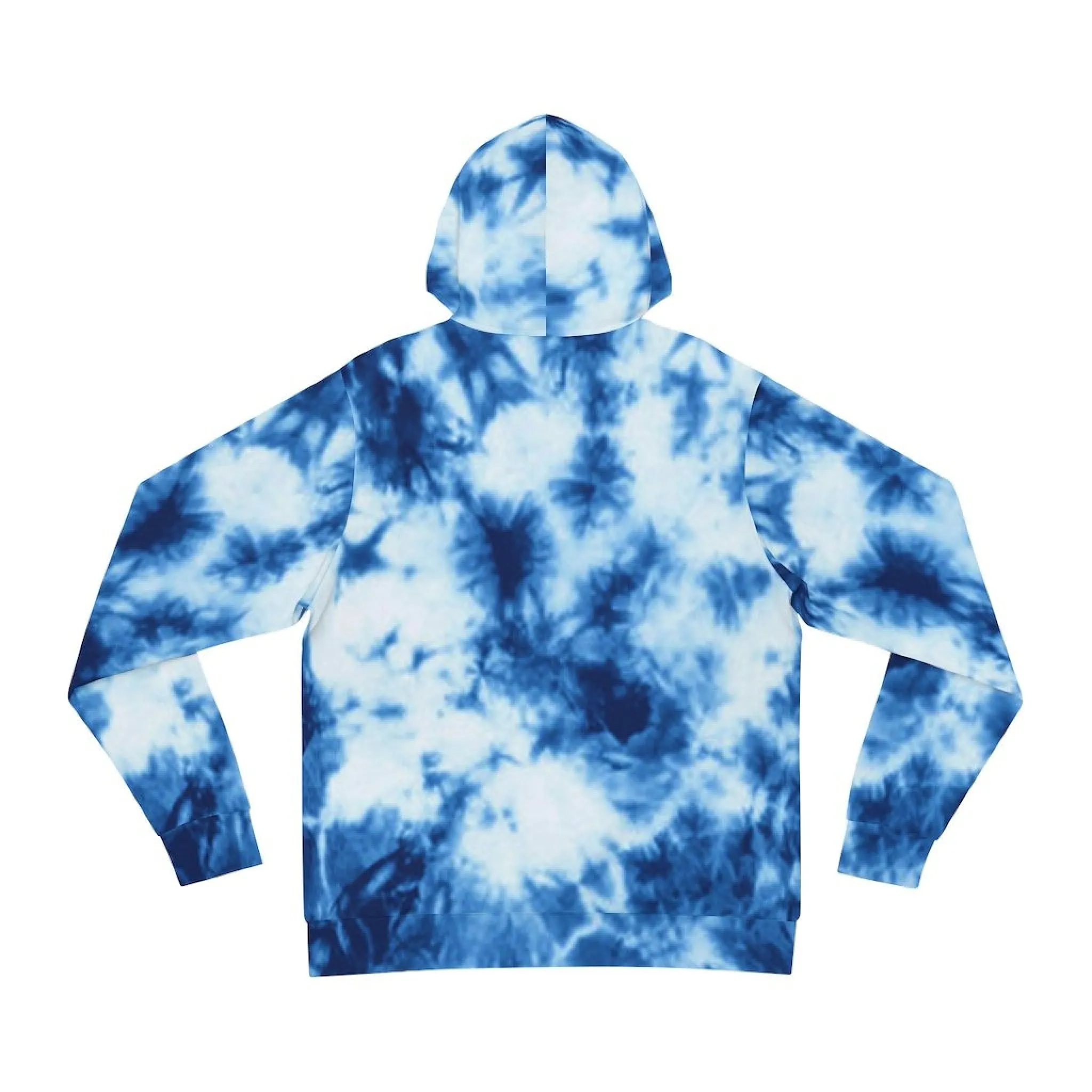 Bynelo Moon Blue Tie Dye Unisex Fashion Hoodie