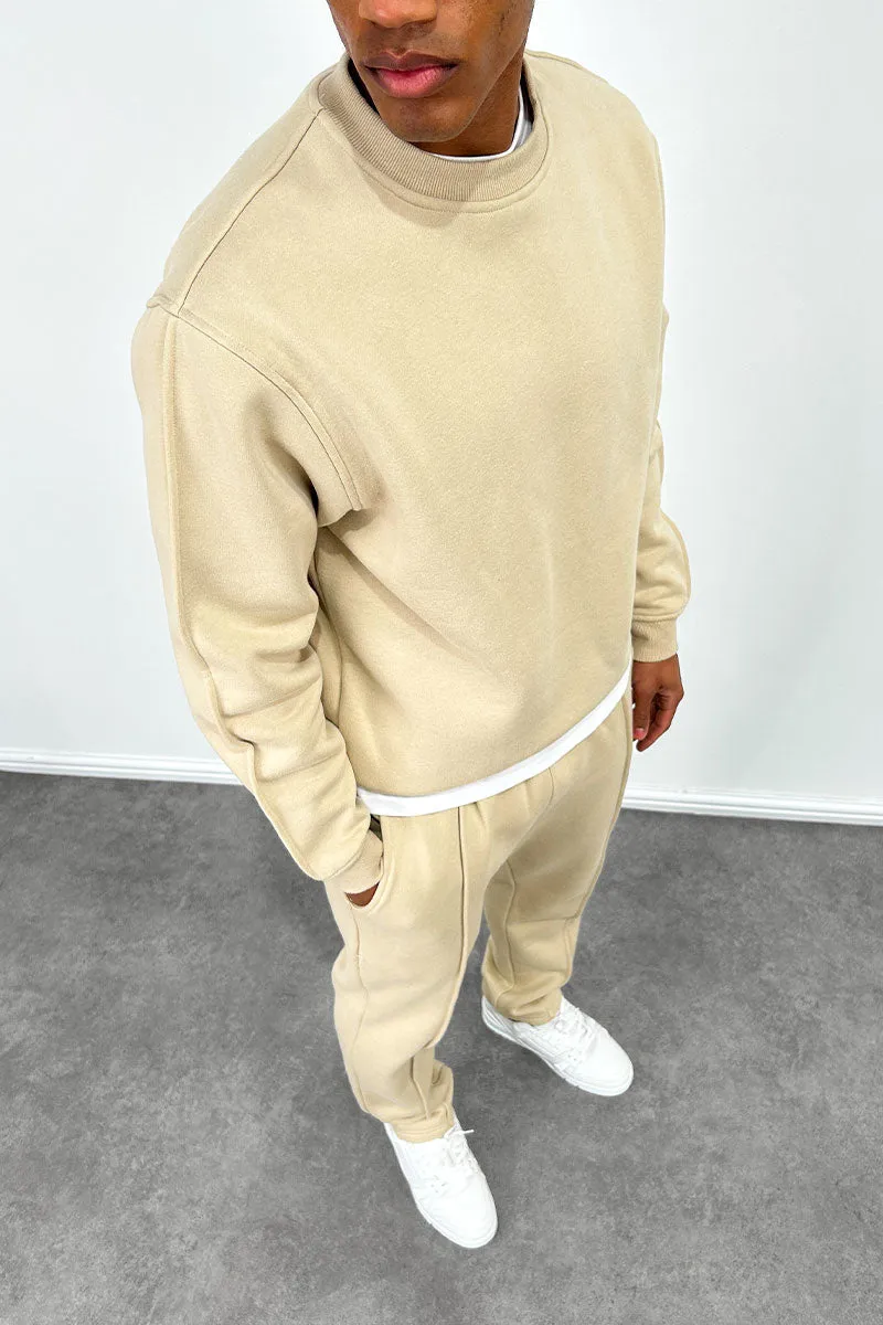 Capone Relaxed Sweat Pants - Taupe