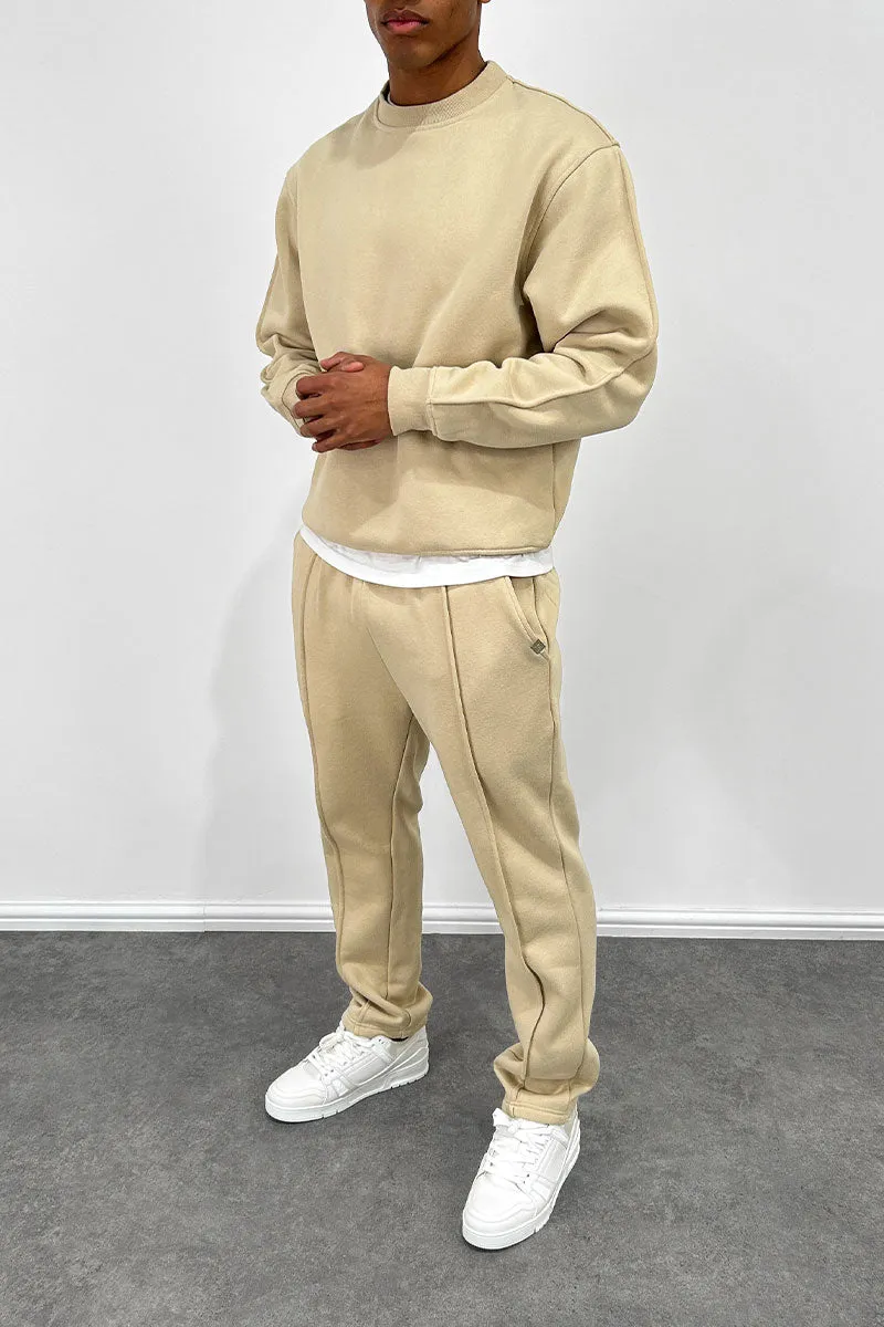 Capone Relaxed Sweat Pants - Taupe