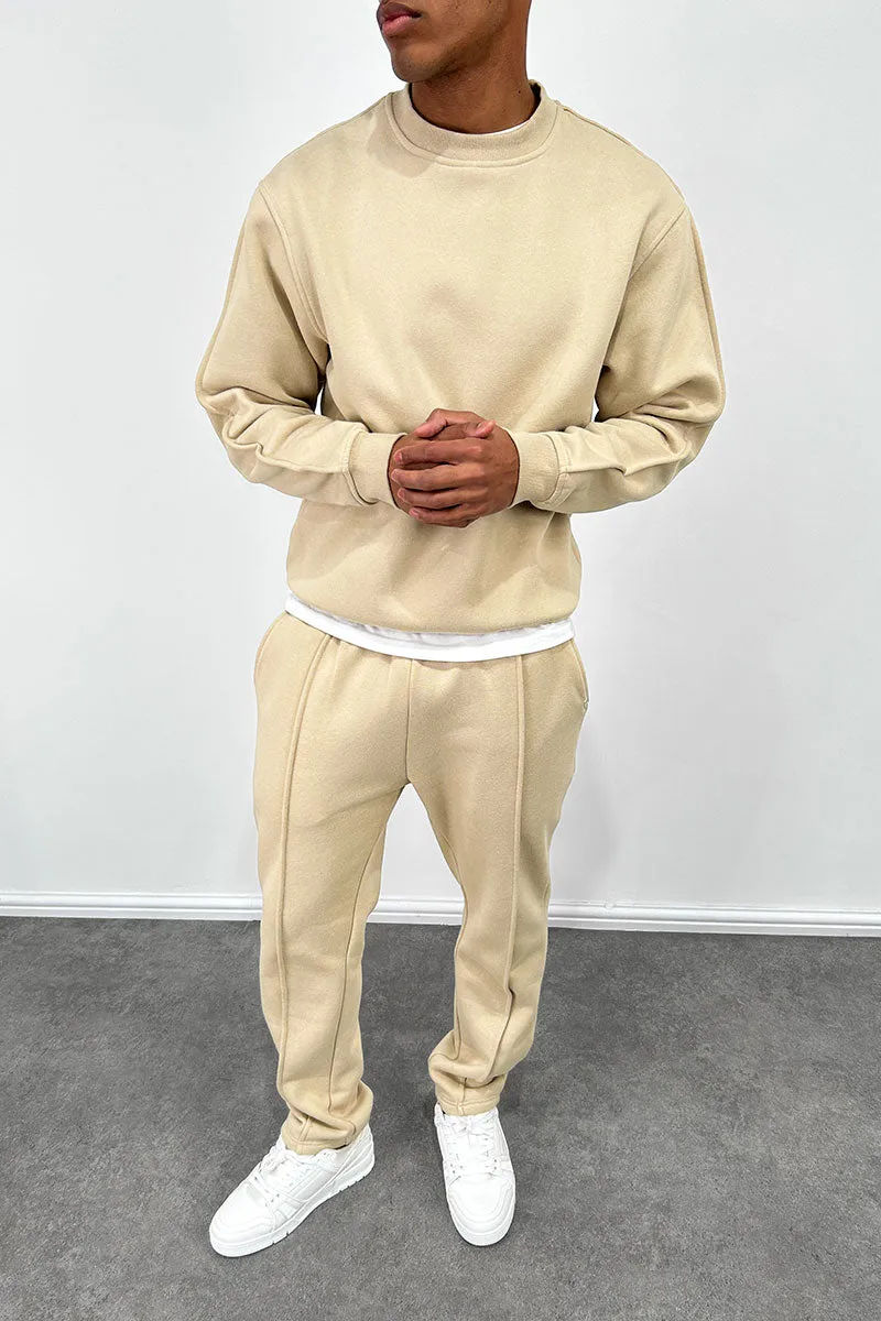 Capone Relaxed Sweat Pants - Taupe