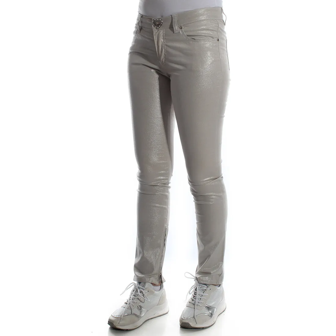 casual elegant pant - silver -5955