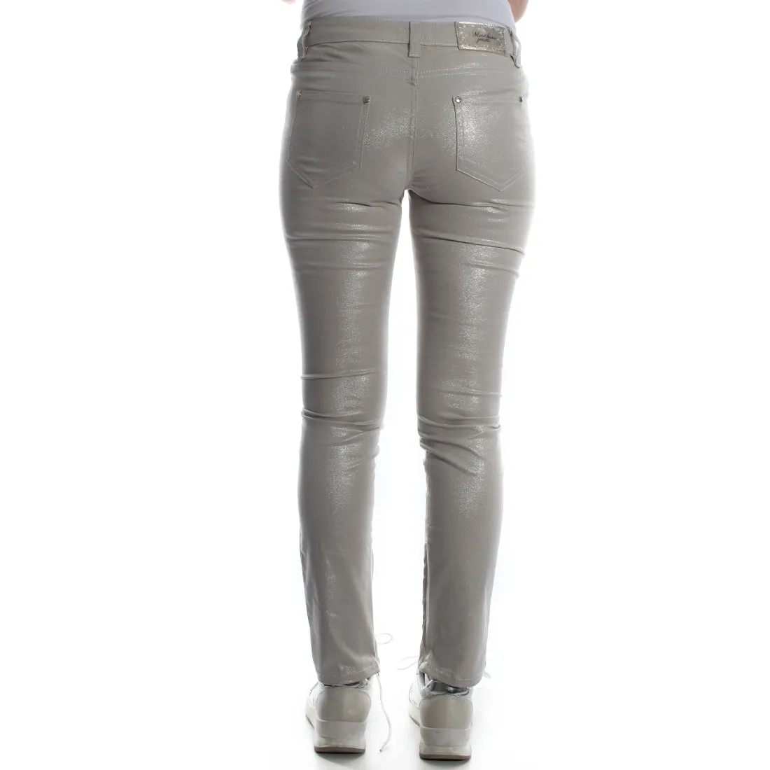 casual elegant pant - silver -5955