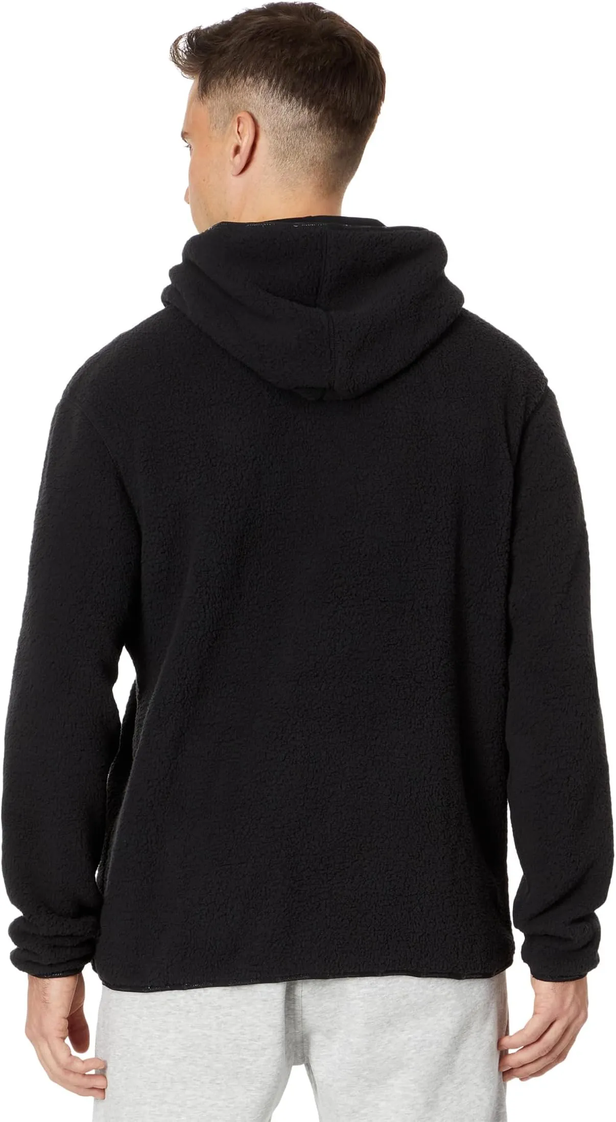 Champion Cozy Sheepskin Hoodie, Black