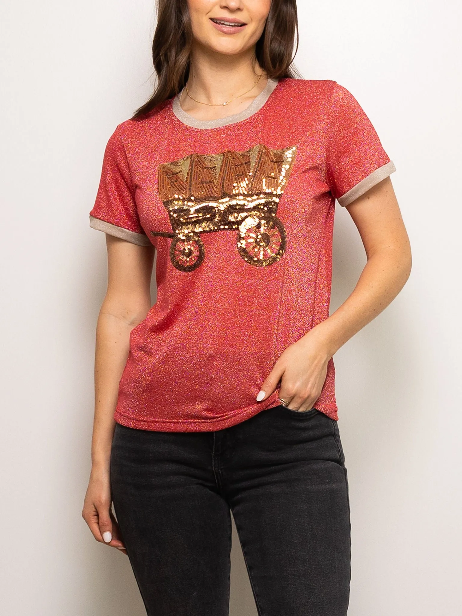 Glitter Wagon Tee