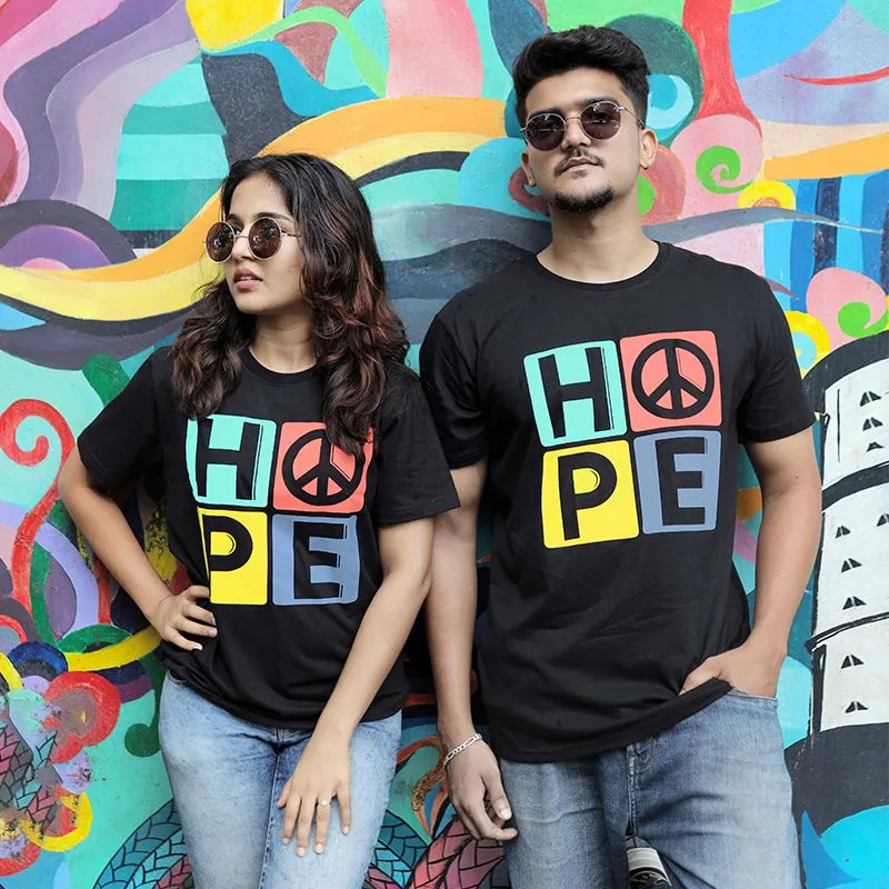 Hope T-Shirt Couple Combo