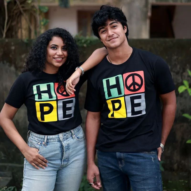 Hope T-Shirt Couple Combo