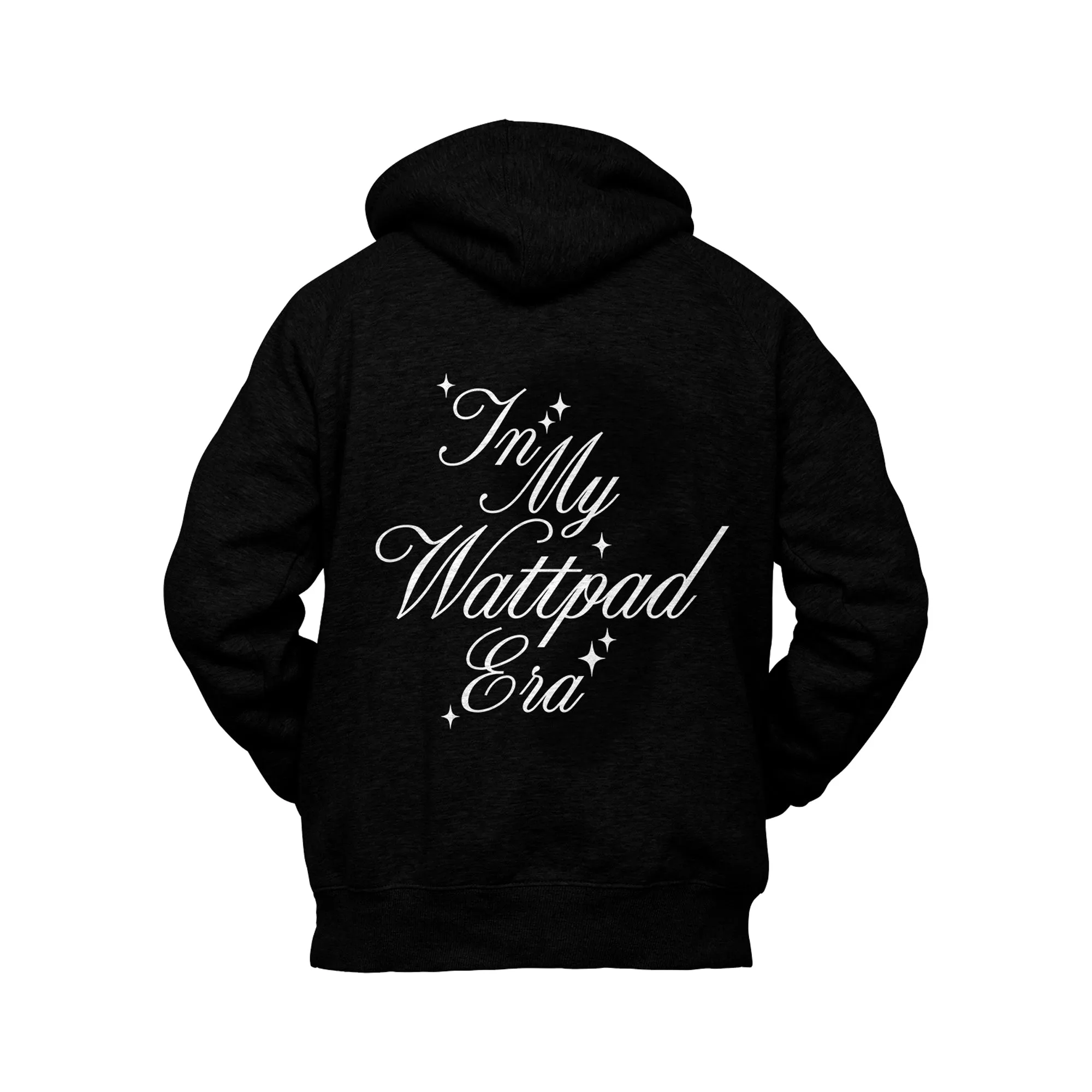 IN MY WATTPAD ERA HOODIE - BLACK