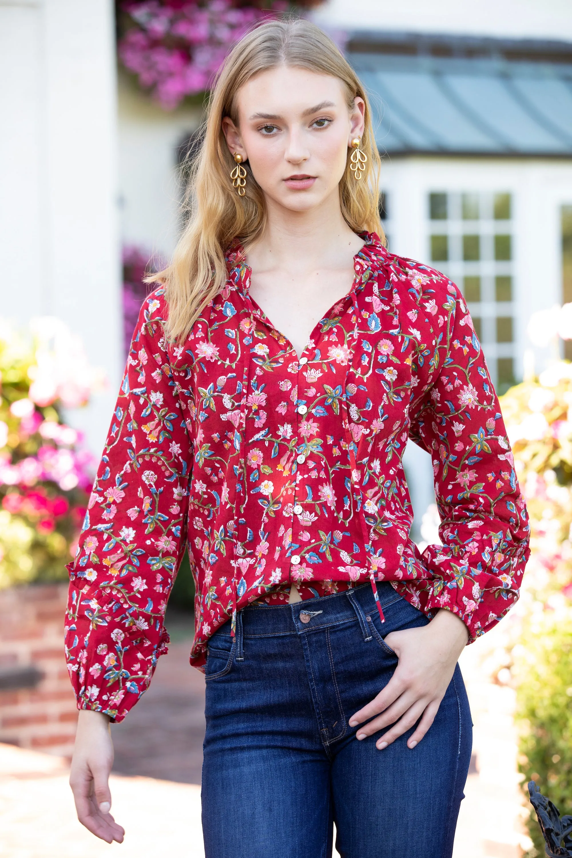 Layla Cotton Blouse