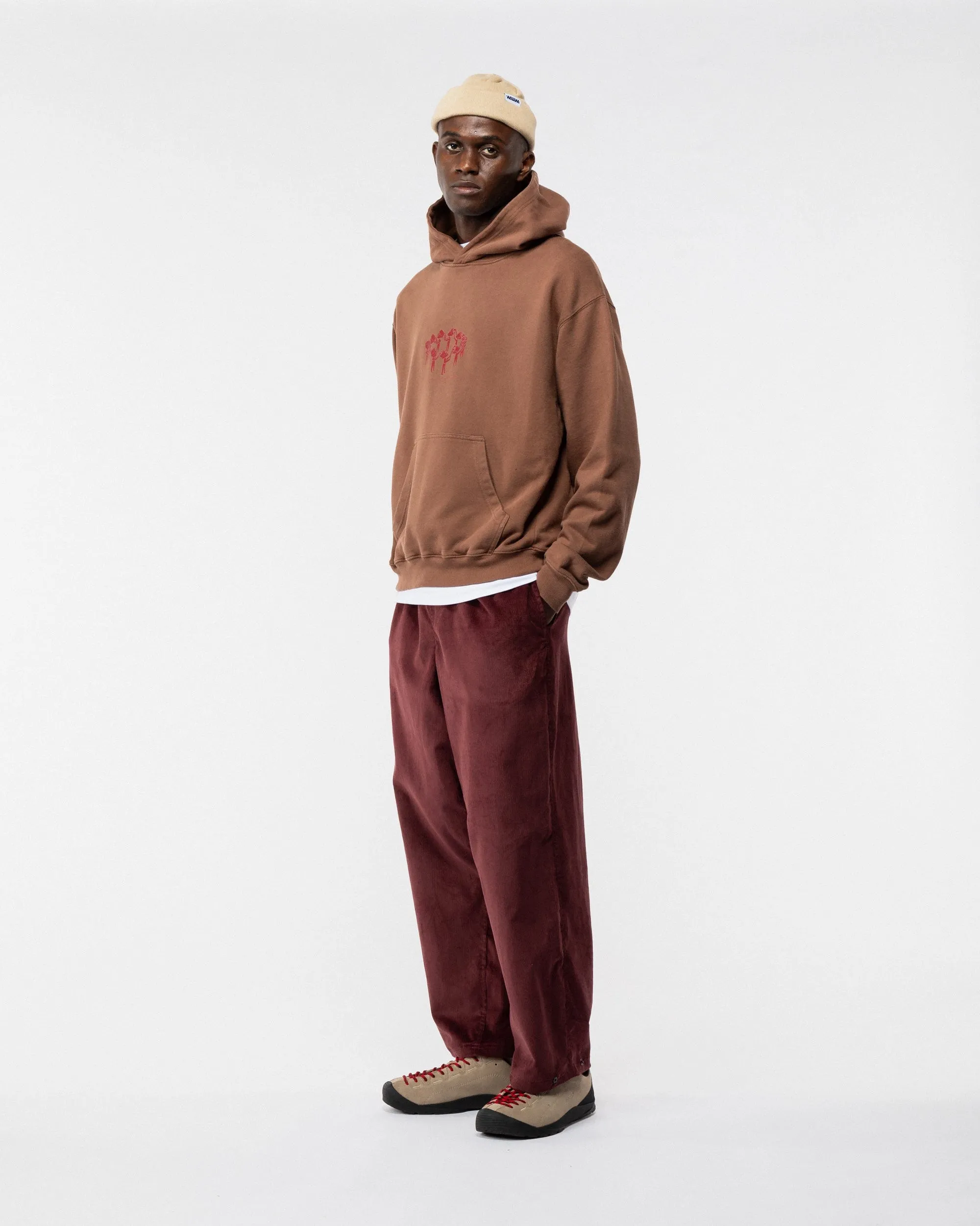 Linear Notion Hoody - Brown