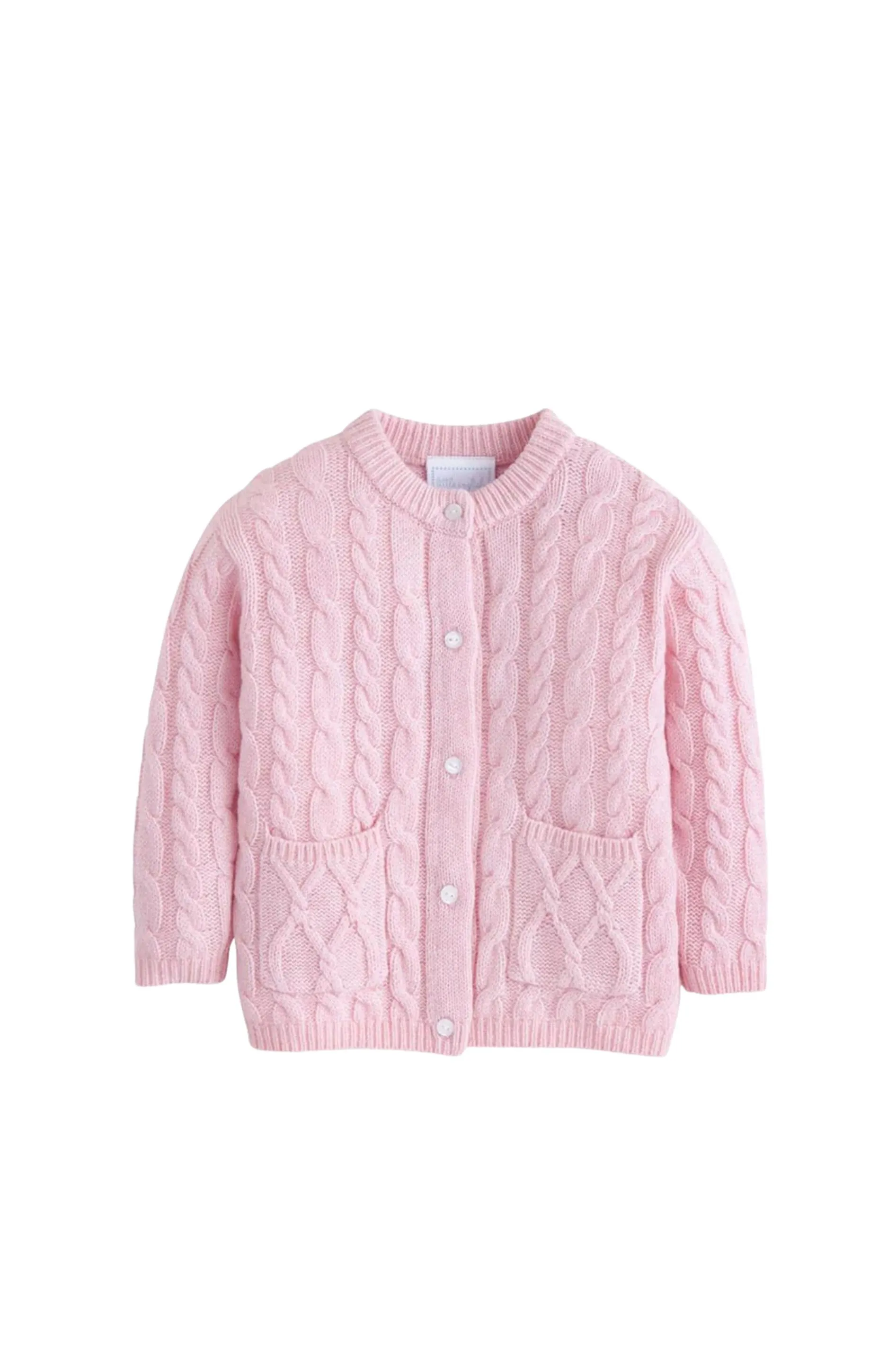 Little English - Light Pink Cashmere Blend Cardigan