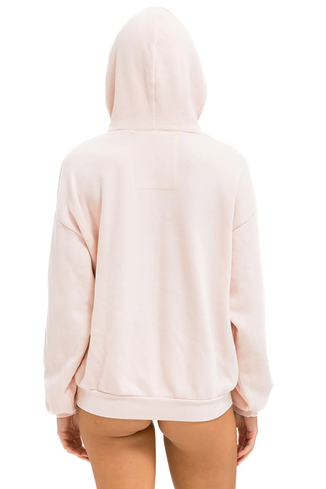 LOGO PULLOVER RELAXED HOODIE - LIGHT PINK