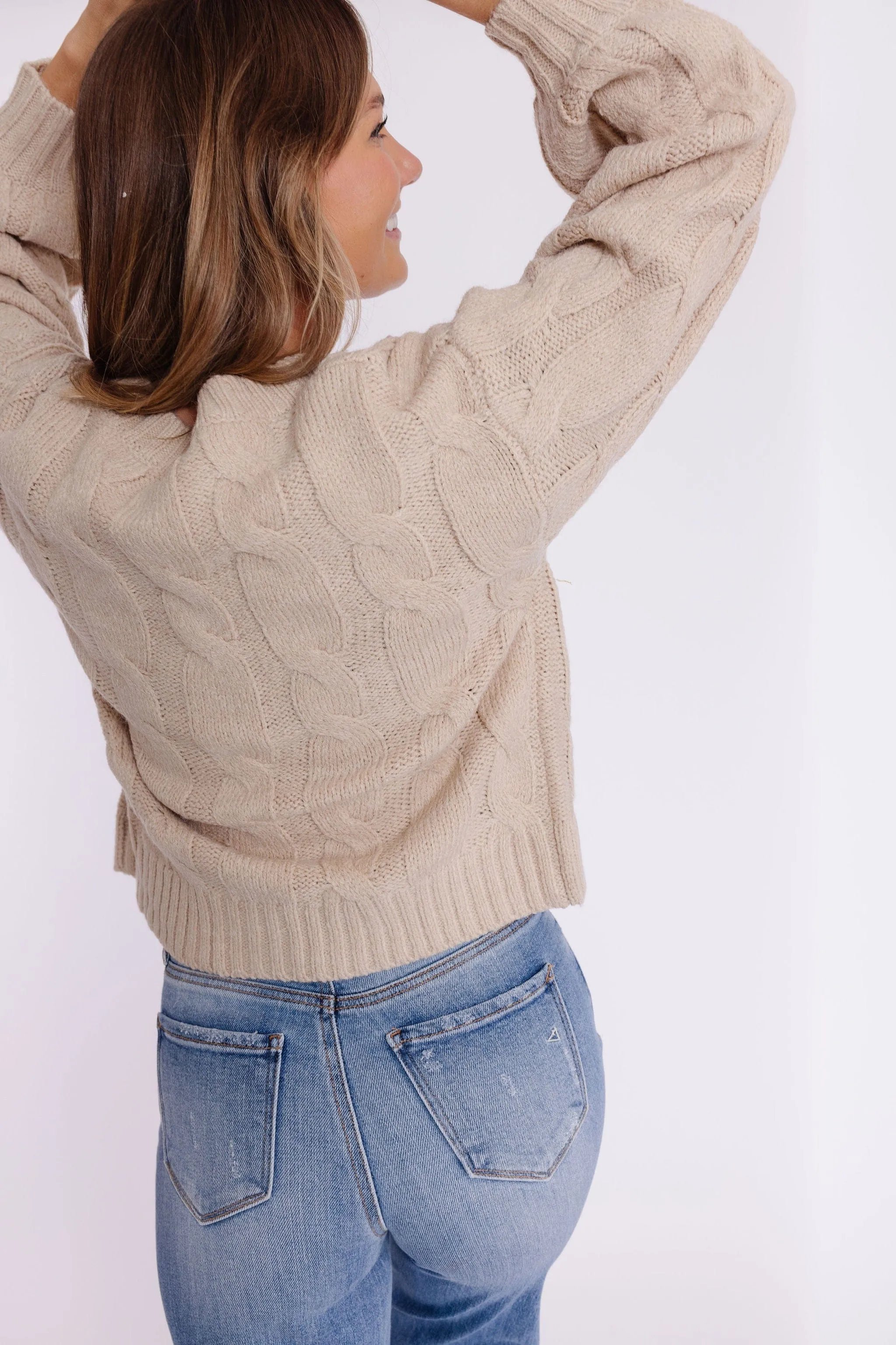 Meadow Cardigan in Bone