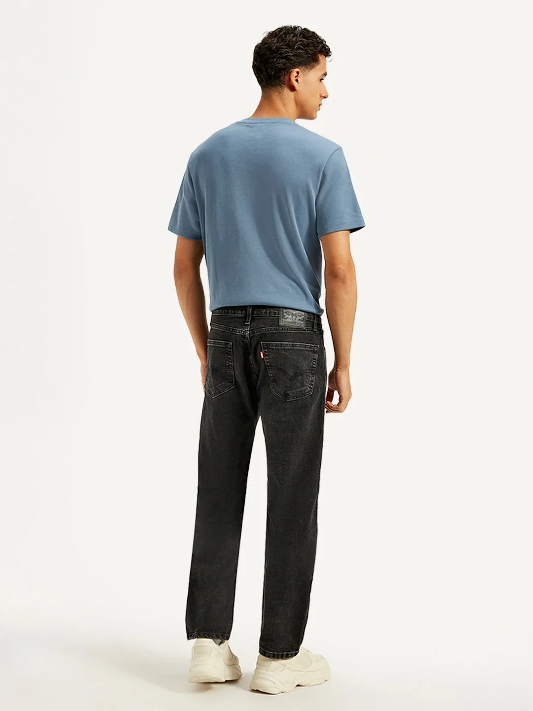 Men's 505 Regular Fit Black Jeans