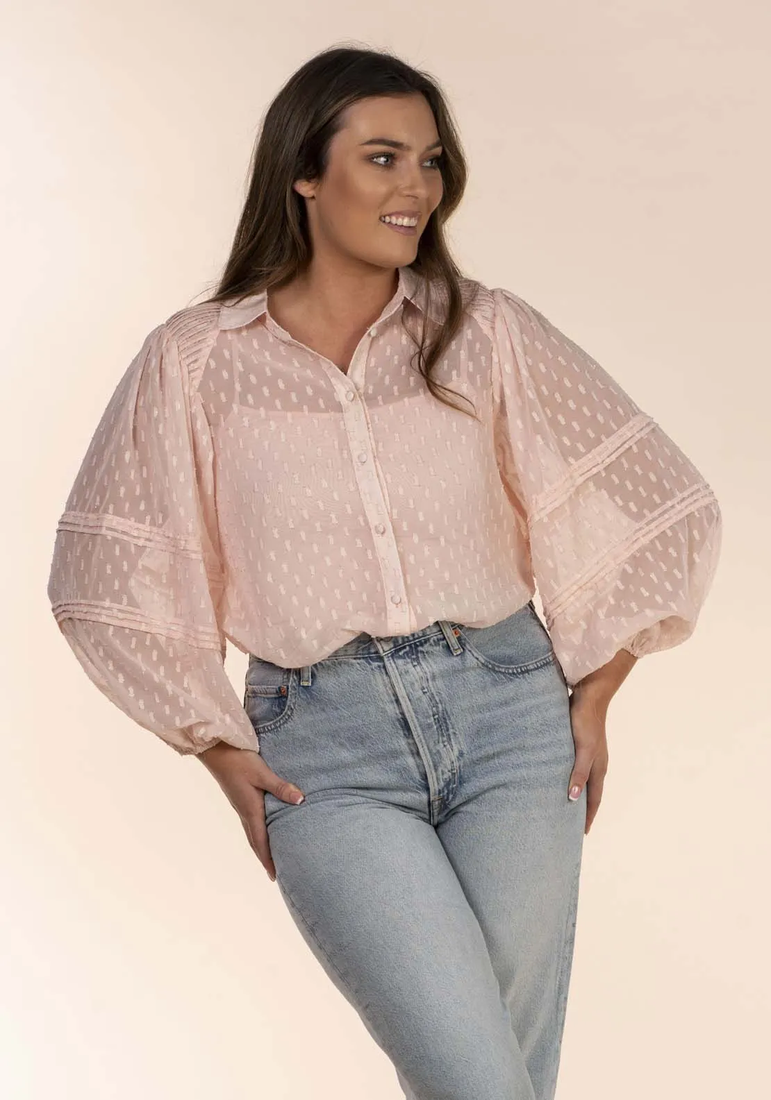 Olivia Blouse - Pink