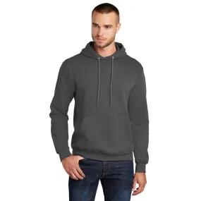 Port & Company® Core Fleece Pullover Hooded Sweatshirt - Coal Grey