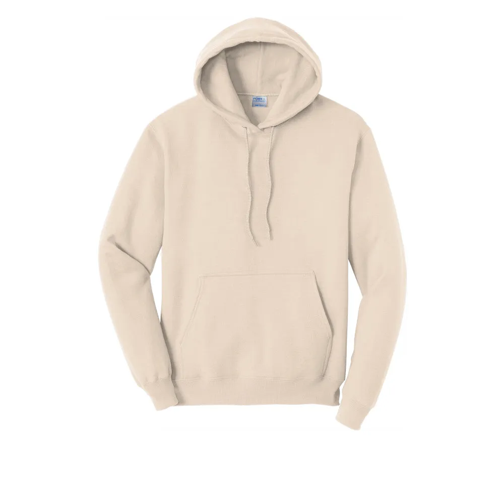 Port & Company® Core Fleece Pullover Hooded Sweatshirt - Natural