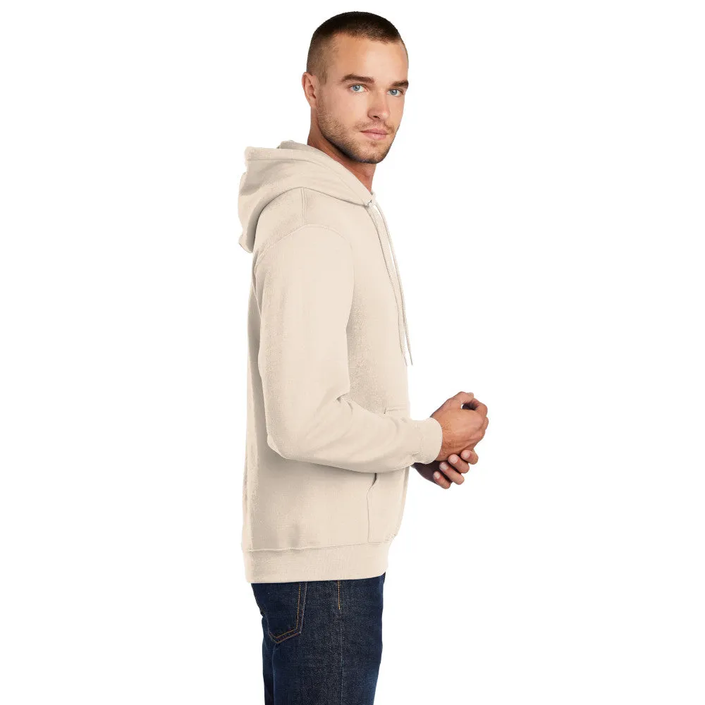 Port & Company® Core Fleece Pullover Hooded Sweatshirt - Natural