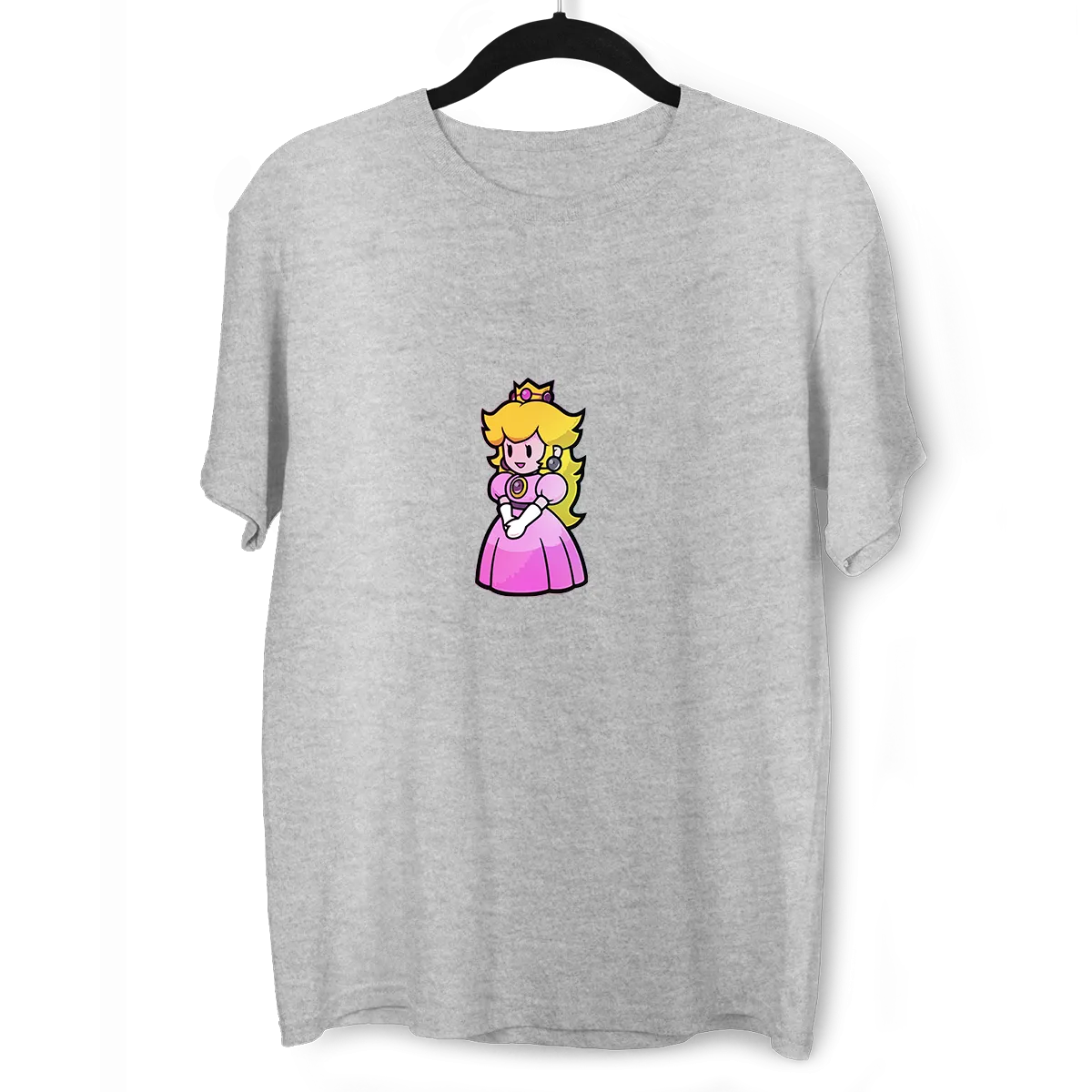 Princess Peach Mushroom Kindom Tees Mario SNES Adult Old Fashion Retro Tees