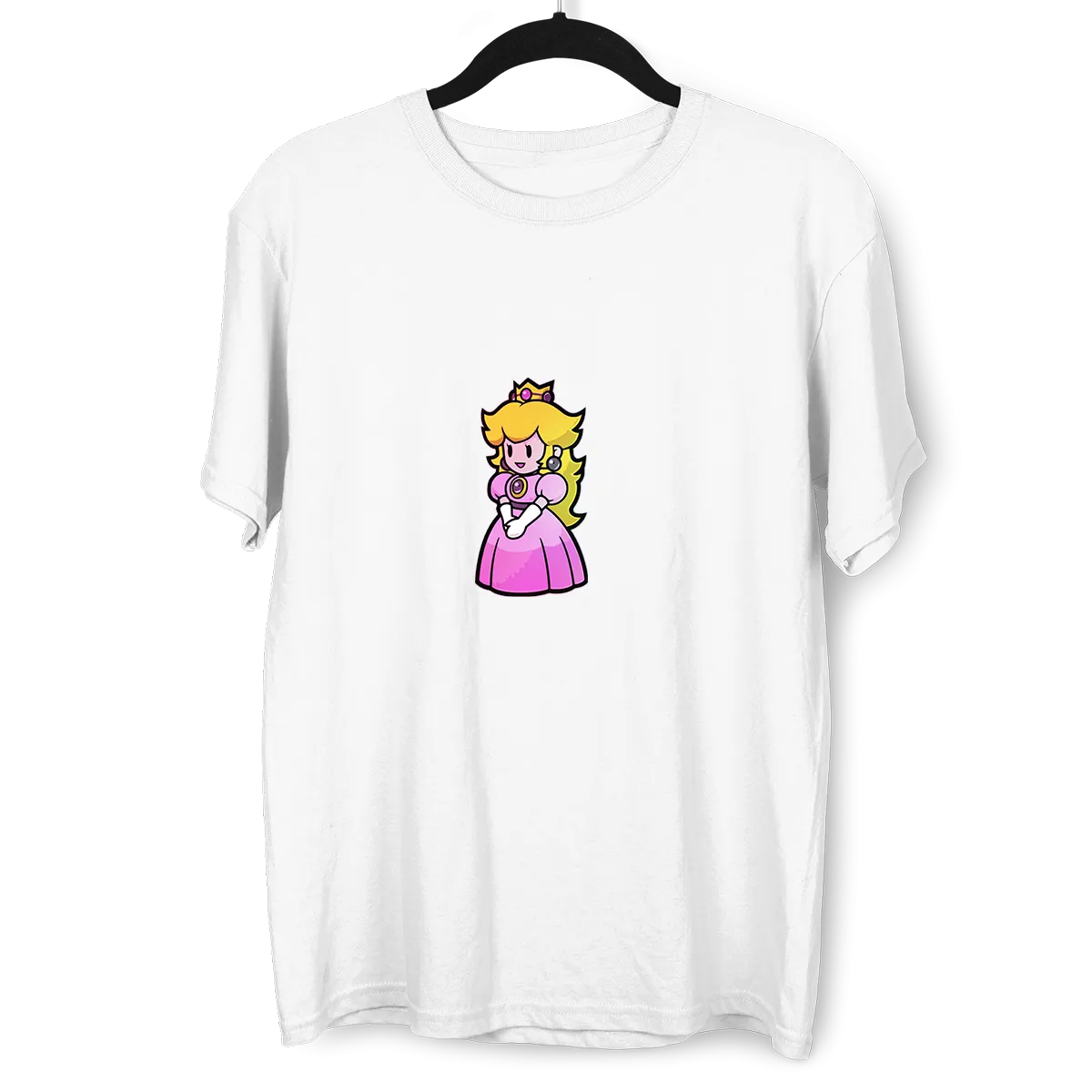 Princess Peach Mushroom Kindom Tees Mario SNES Adult Old Fashion Retro Tees