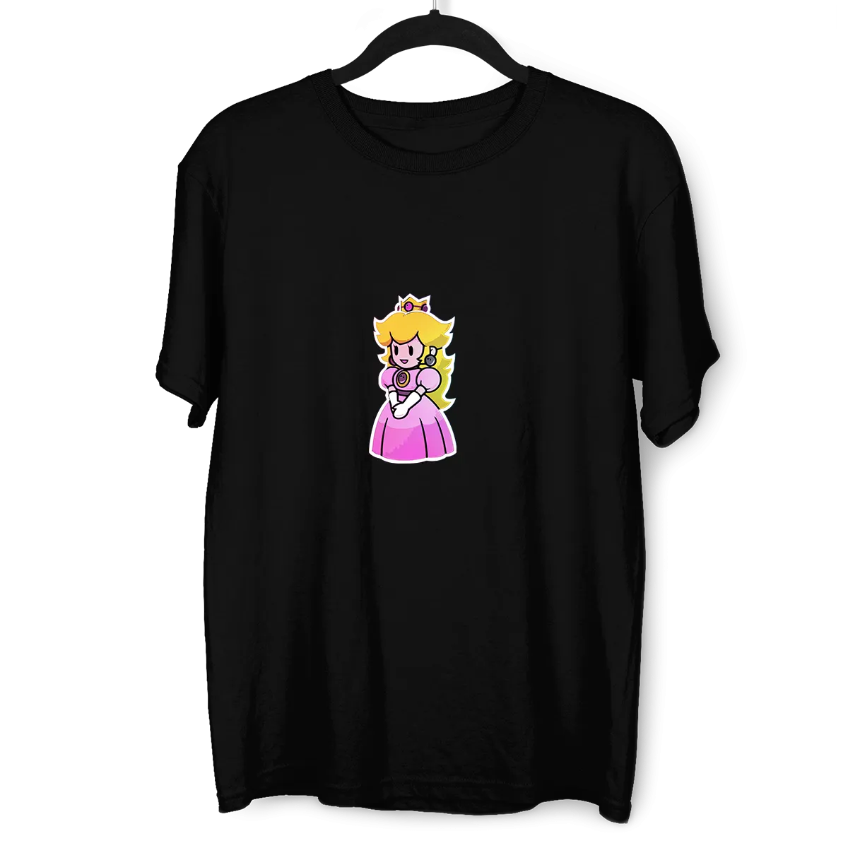 Princess Peach Mushroom Kindom Tees Mario SNES Adult Old Fashion Retro Tees