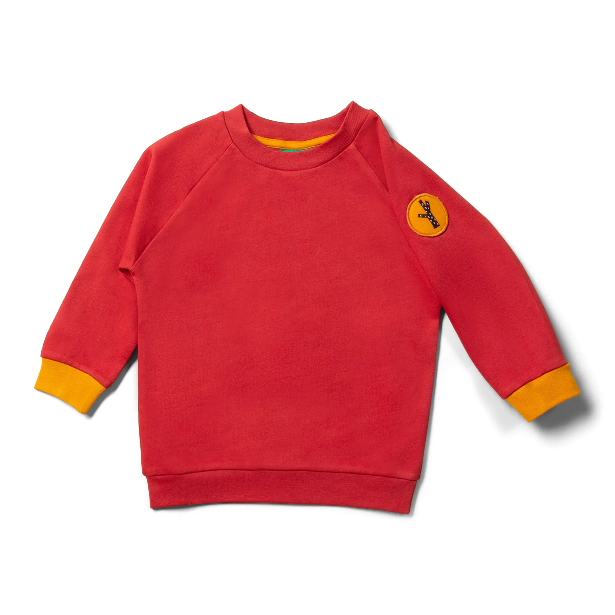 Raglan sweatshirt- soft red