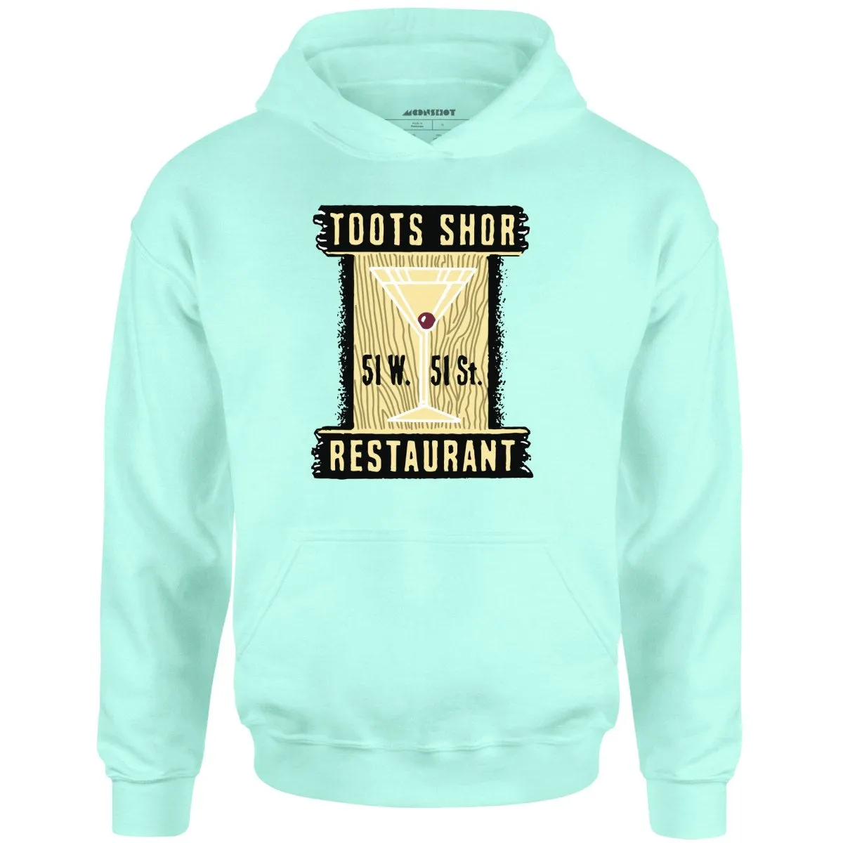 Toots Shor - Manhattan, NY - Vintage Restaurant - Unisex Hoodie