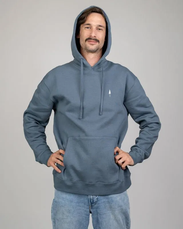 TreeHoodie Relaxed Steel Blue