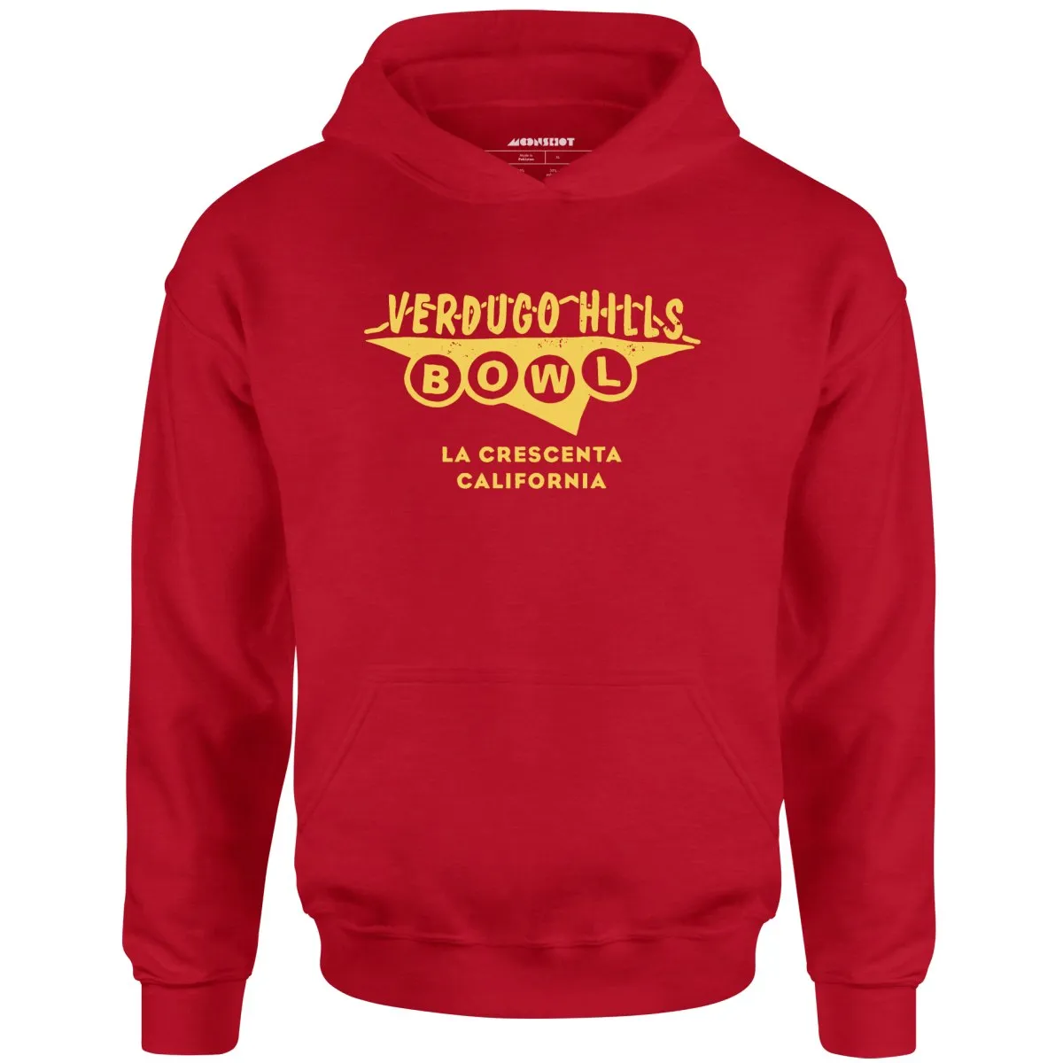 Verdugo Hills - La Crescenta, CA - Vintage Bowling Alley - Unisex Hoodie