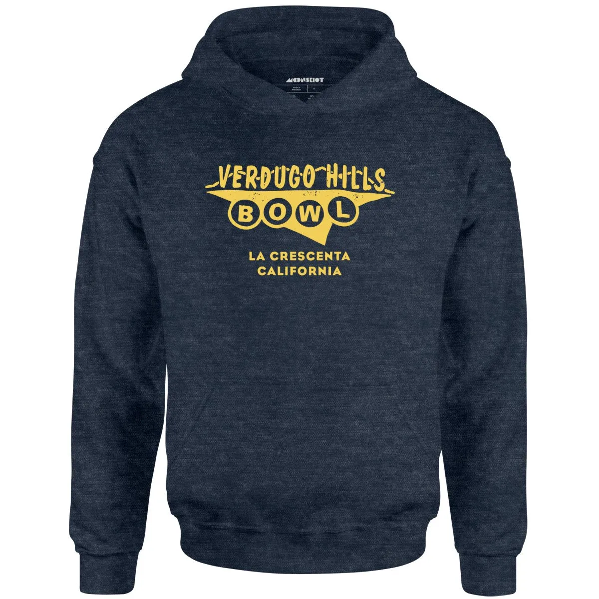 Verdugo Hills - La Crescenta, CA - Vintage Bowling Alley - Unisex Hoodie