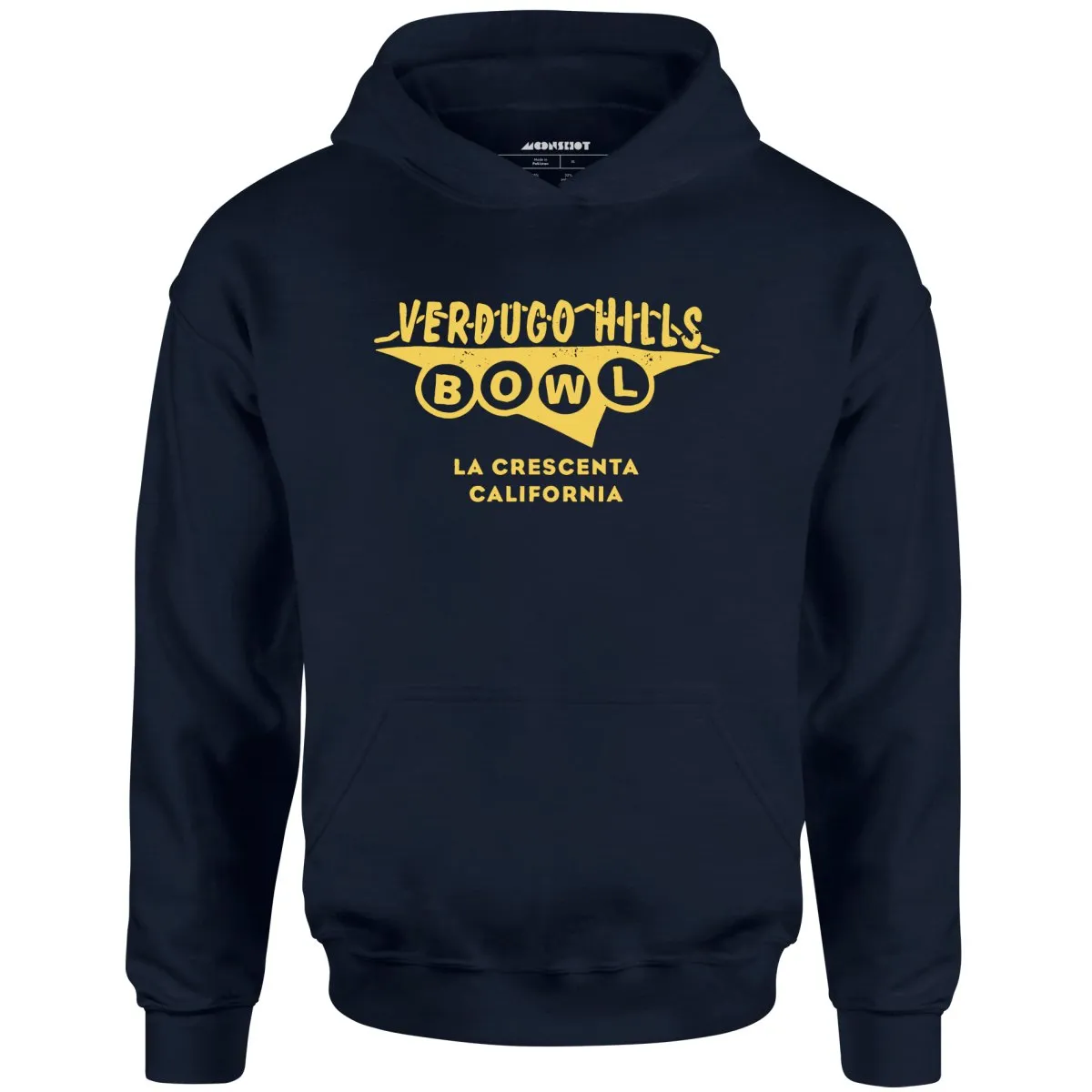 Verdugo Hills - La Crescenta, CA - Vintage Bowling Alley - Unisex Hoodie