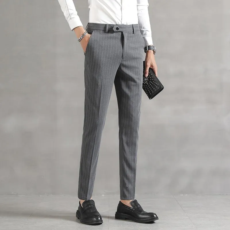 West Louis™ Casual Striped Men Elegant Pants