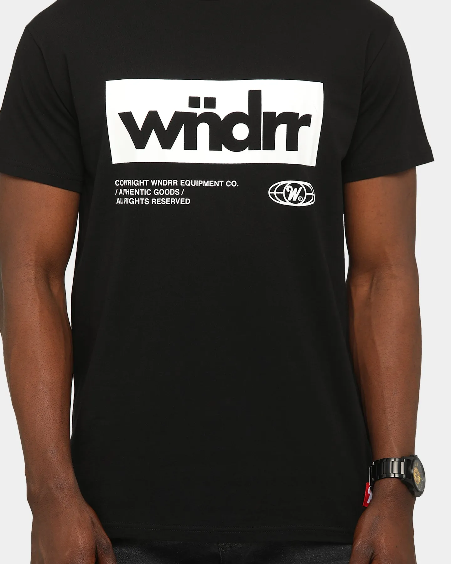 WNDRR Manifest Custom Fit T-Shirt Black