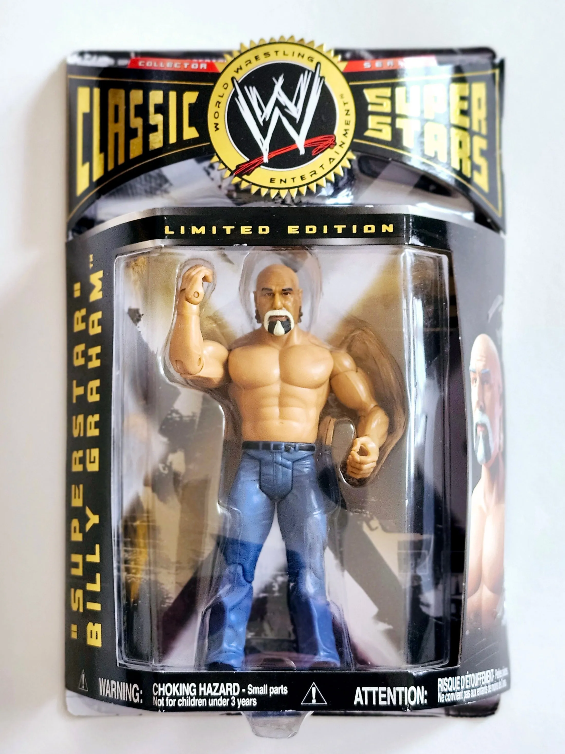 WWE Classic Superstars "Superstar" Billy Graham (Blue Jeans) Action Figure