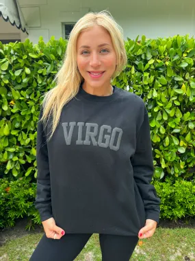 Zodiac Signs Black Sweatshirt